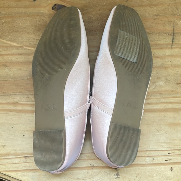 Primark Baby Pink Satin Ballet Flats - Picture 3 of 5